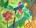 Archiv-Bild „Kolibri im Urwald“