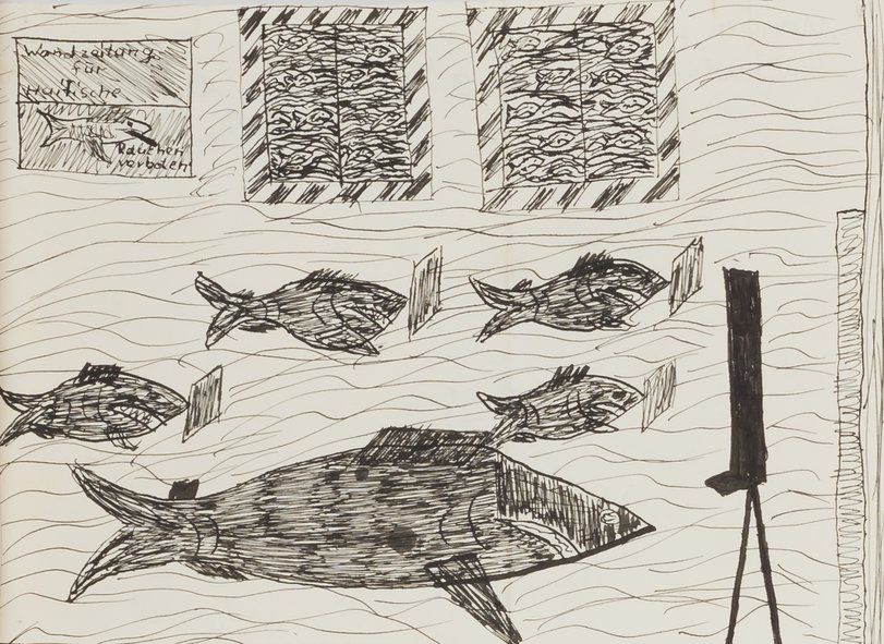 Archiv-Bild „Illustration zu B. Brecht „Wenn die Haifische Menschen wären““