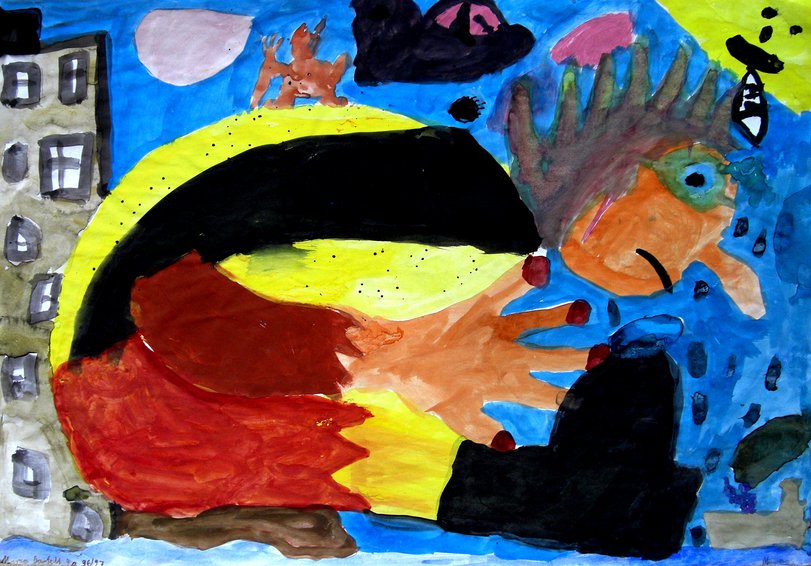 Archiv-Bild „Riese G. weint“