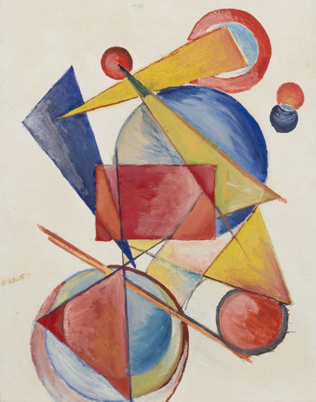 Archiv-Bild „Abstrakte Farbformen nach Kandinsky“