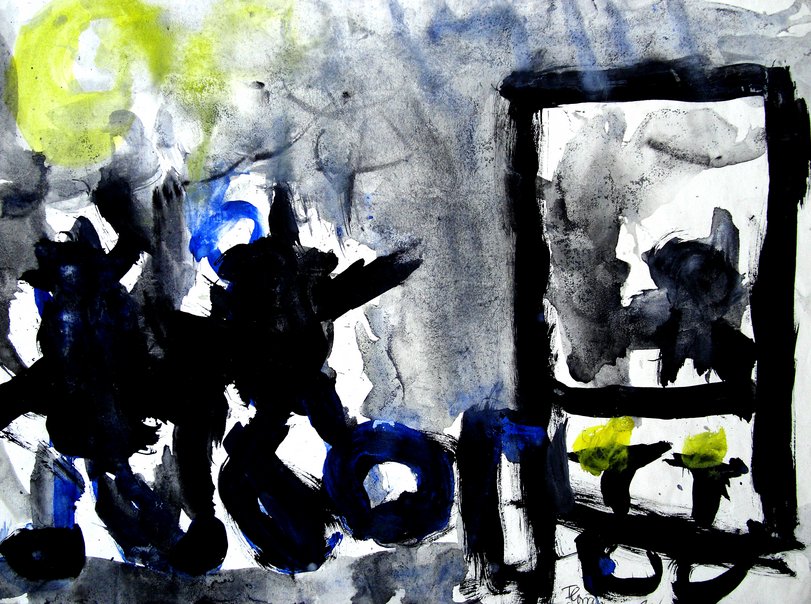 Archiv-Bild „Am Schulbus im Winter“