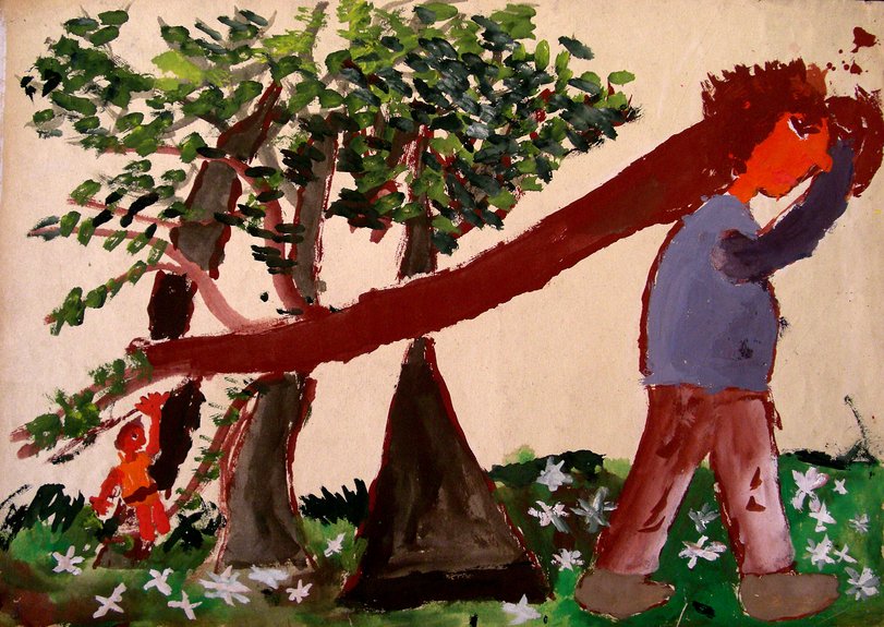 Archiv-Bild „Der Riese und der Schneider“