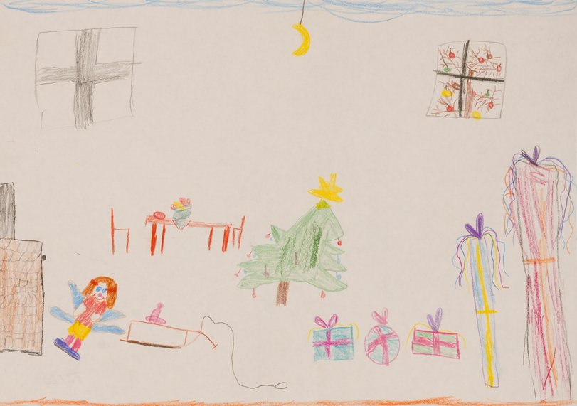 Archiv-Bild „Geschenke und Engel am Weihnachtsbaum“