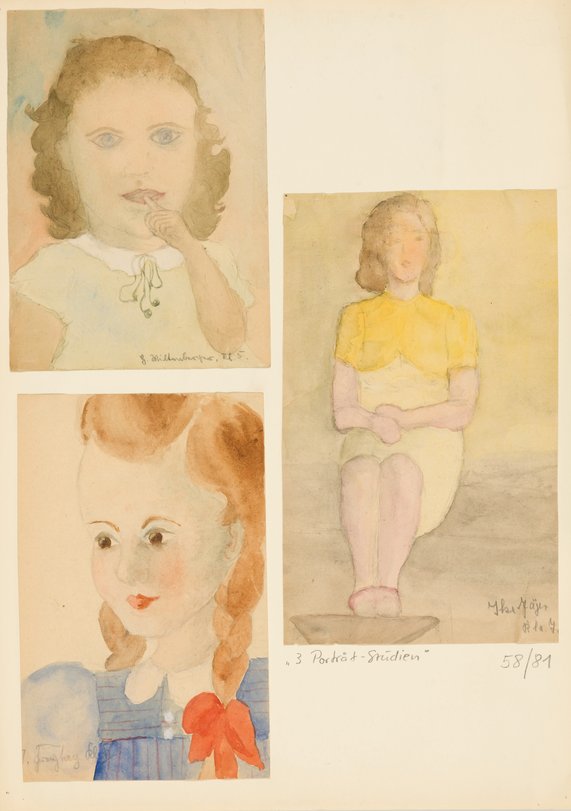 Archiv-Bild „3 Porträt-Studien“