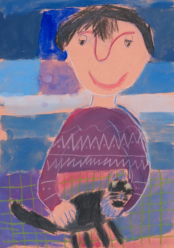 Archiv-Bild „Junge mit Haustier“