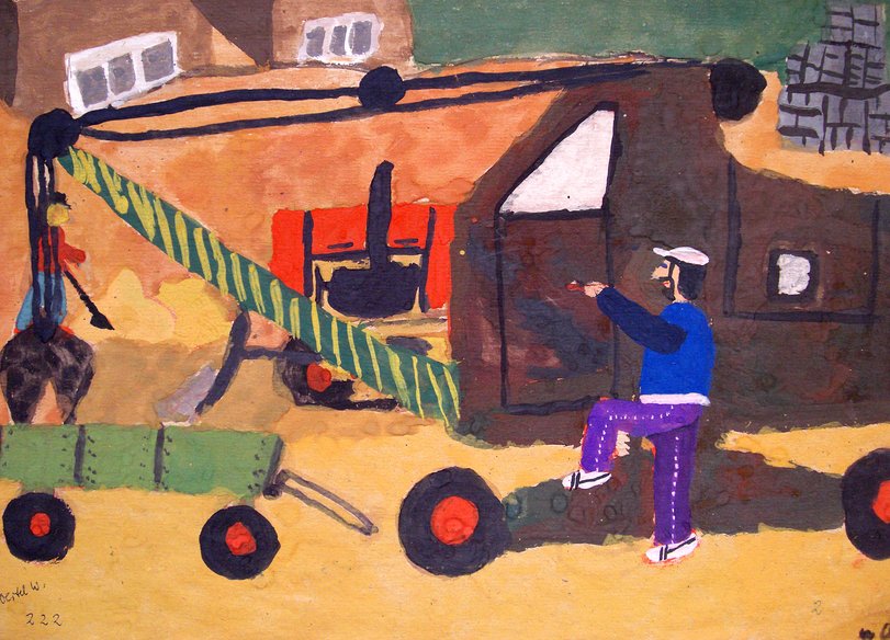 Archiv-Bild „Vater bei der Arbeit“