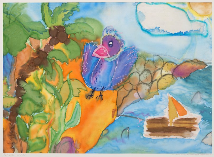 Archiv-Bild „Papagei im Wald“