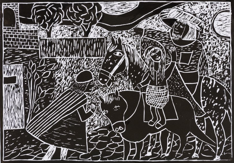 Archiv-Bild „Elisabeth reist von Ungarn nach Thüringen“