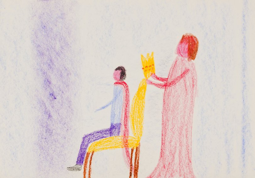 Archiv-Bild „Die Krönung des Artus zum König“