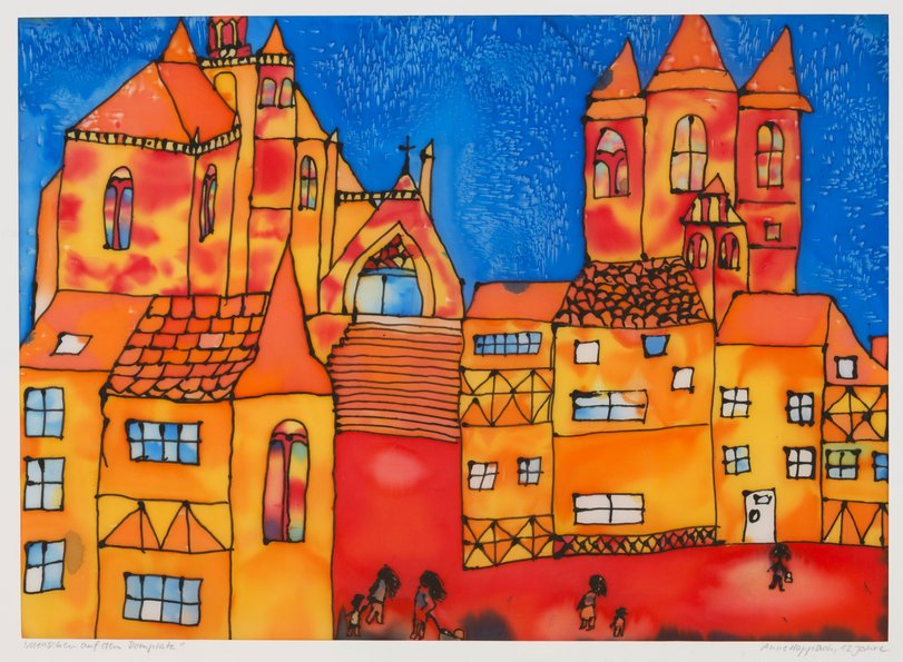 Archiv-Bild „Menschen auf dem Domplatz“