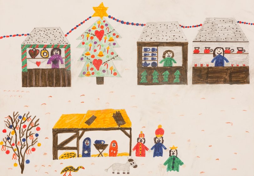 Archiv-Bild „Auf dem Weihnachtsmarkt“