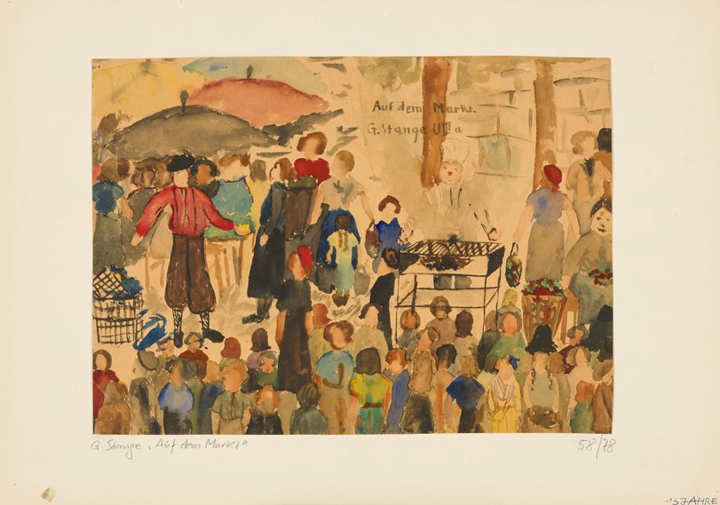 Archiv-Bild „Auf dem Markt“