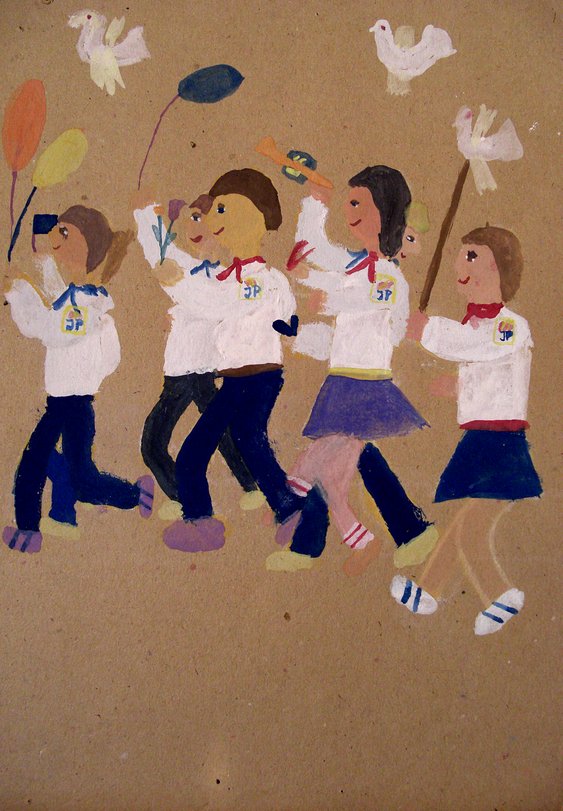 Archiv-Bild „Pioniere zur Friedensfahrt“