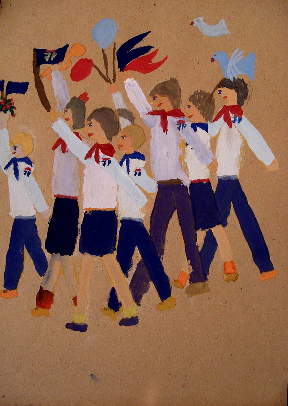 Archiv-Bild „Pioniere zur Friedensfahrt“