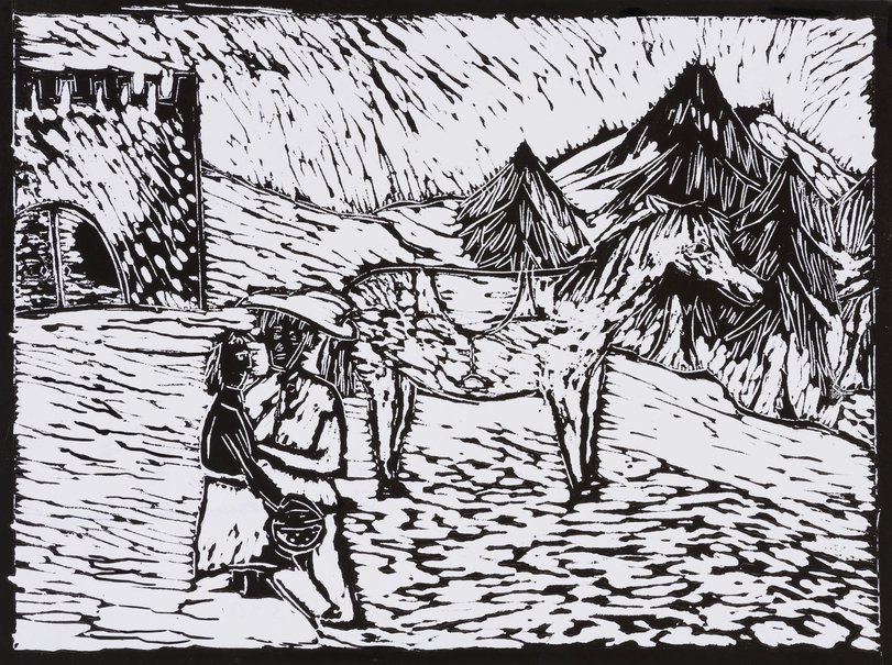 Archiv-Bild „Elisabeth kommt in Eisenach an“