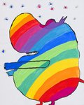 Archiv-Bild „Der regenbogenbunte Dinosaurier“