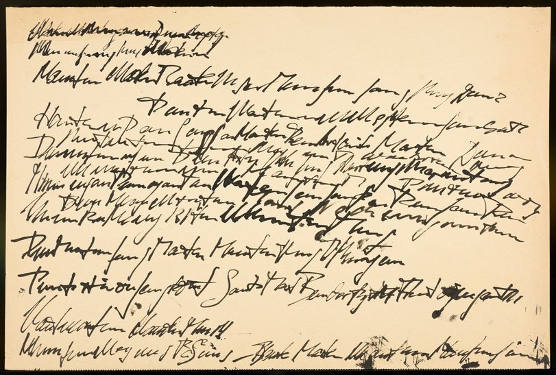 Archiv-Bild „Schriftstudien“