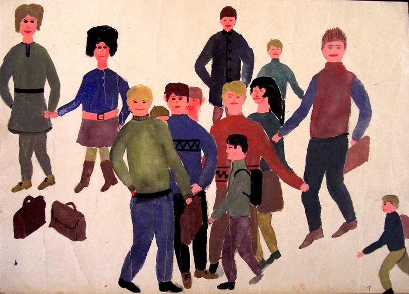 Archiv-Bild „Menschen unterwegs“