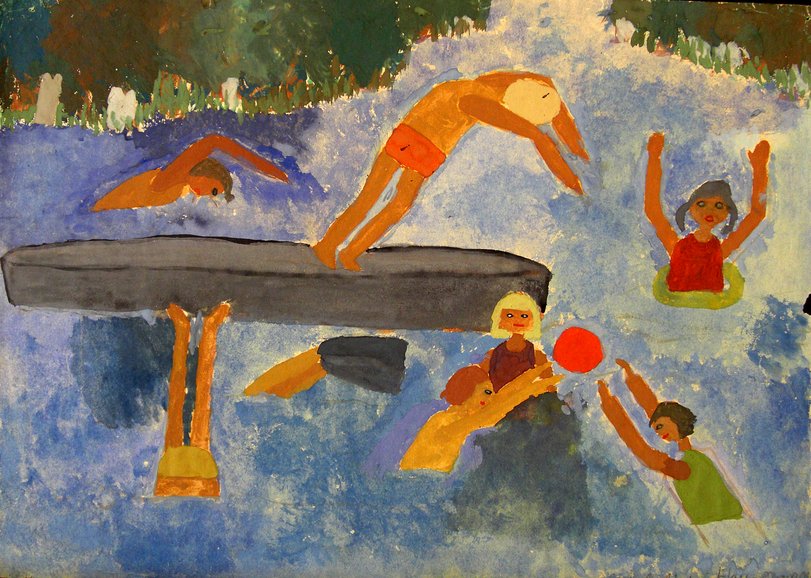 Archiv-Bild „Im Schwimmbad“