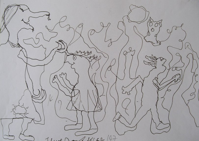 Archiv-Bild „Aus einer Linie“