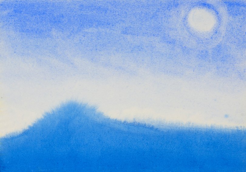 Archiv-Bild „Landschaft in Blau“