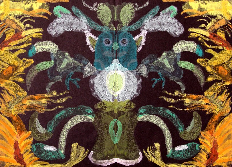 Archiv-Bild „Farbabklatsch“