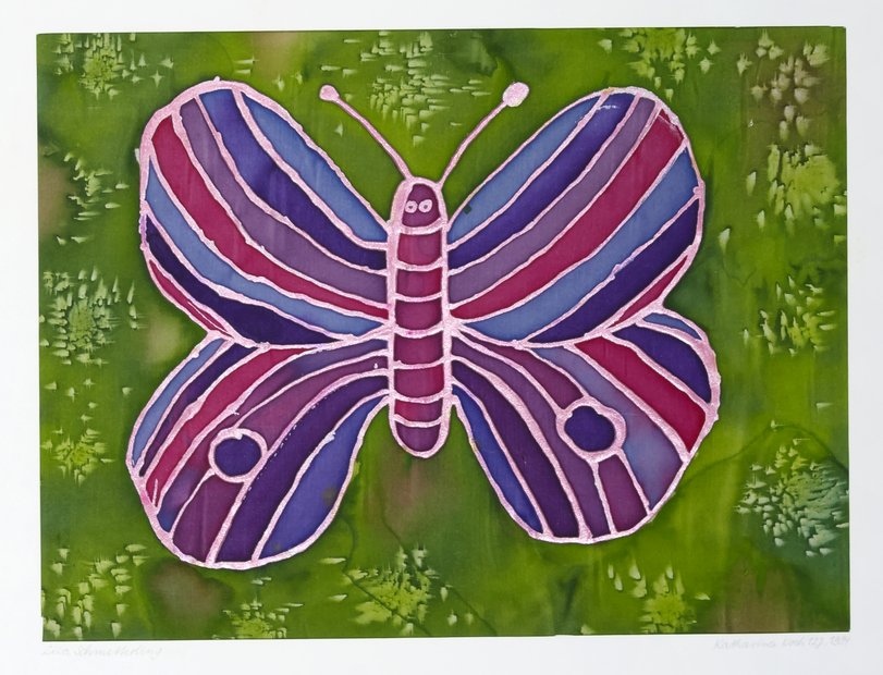 Archiv-Bild „Lila Schmetterling“