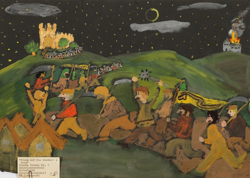 Archiv-Bild „Sturm auf die Feudalburg“