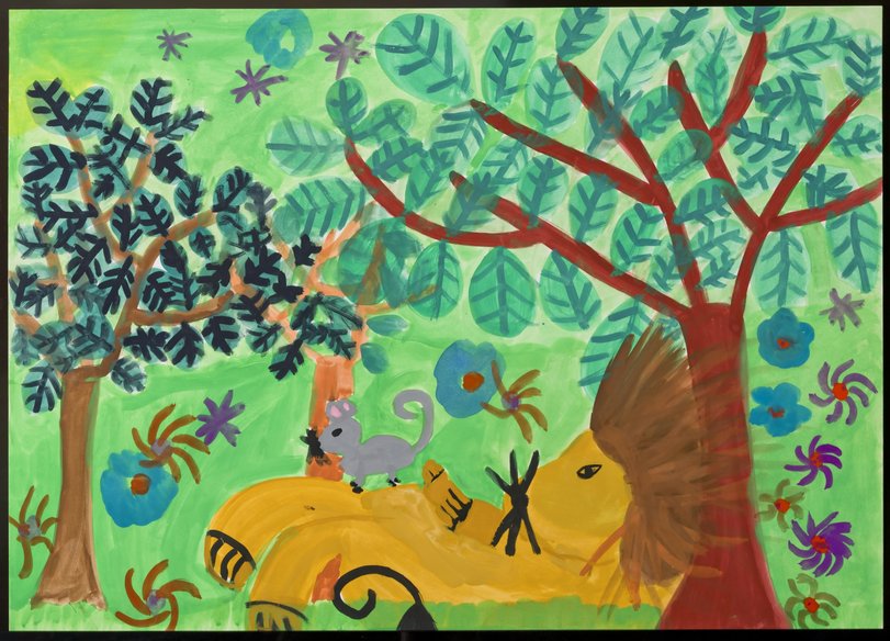 Archiv-Bild „Der Löwe und das Ungeheuer“