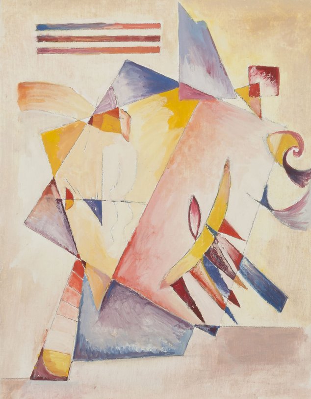 Archiv-Bild „Abstrakte Farbformen nach Kandinsky“