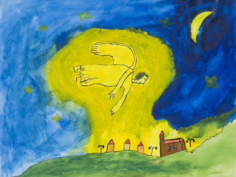 Archiv-Bild „Mein Schutzengel über der nächtlichen Stadt“