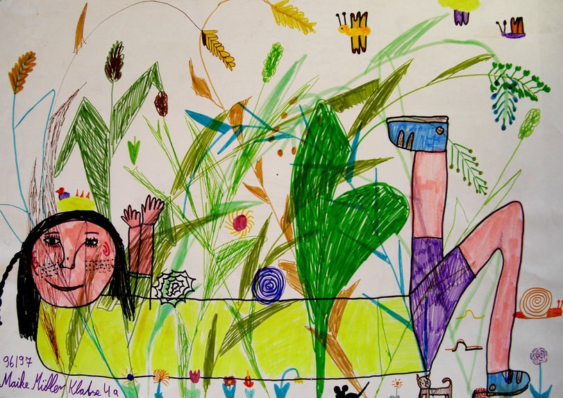 Archiv-Bild „Ich liege im Gras“