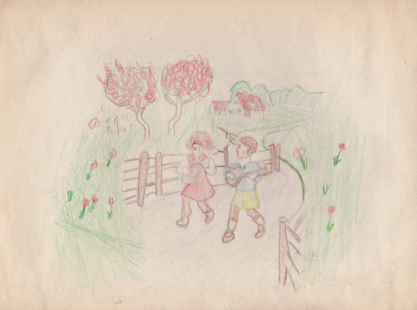 Archiv-Bild „Eintrag in ein Poesiealbum“