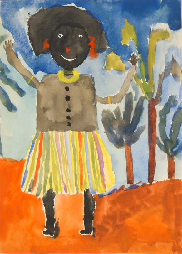 Archiv-Bild „Afrikanisches Mädchen“