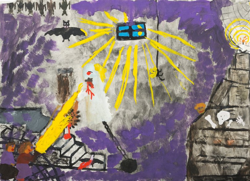 Archiv-Bild „Märchenbild (Das kleine Gespenst von Ottfried Preußler)“