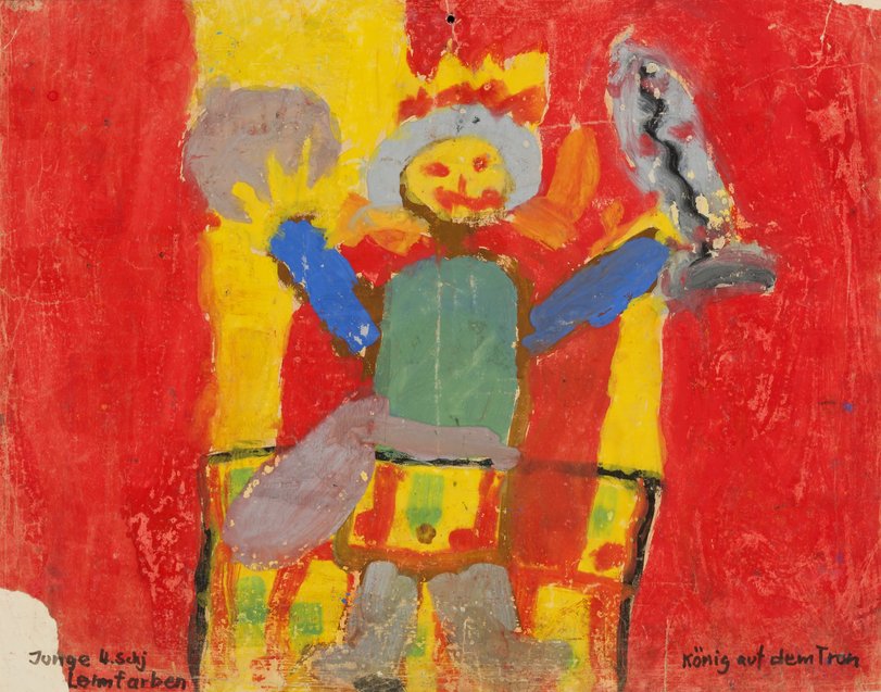 Archiv-Bild „König auf dem Thron“