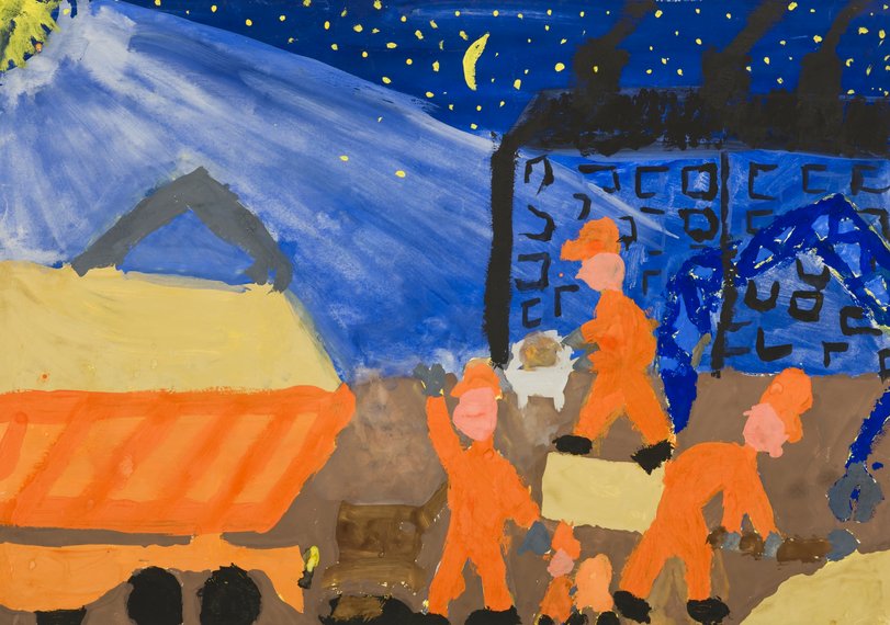 Archiv-Bild „Unsere Straße wird gebaut“