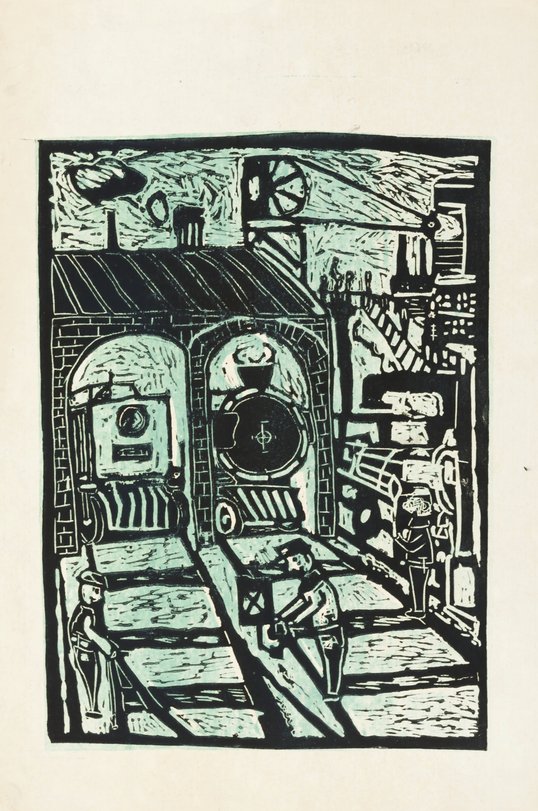 Archiv-Bild „Arbeiter im RAW“