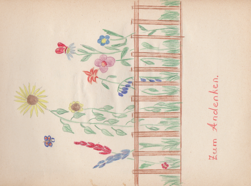 Archiv-Bild „Eintrag in ein Poesiealbum“