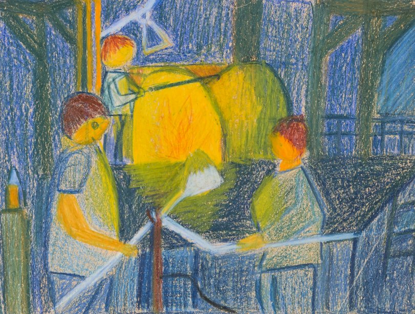 Archiv-Bild „Stahlwerker“