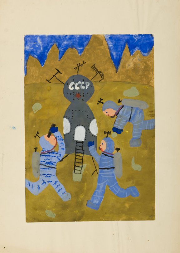 Archiv-Bild „Sowjetische Wissenschaftler erforschen den Kosmos“