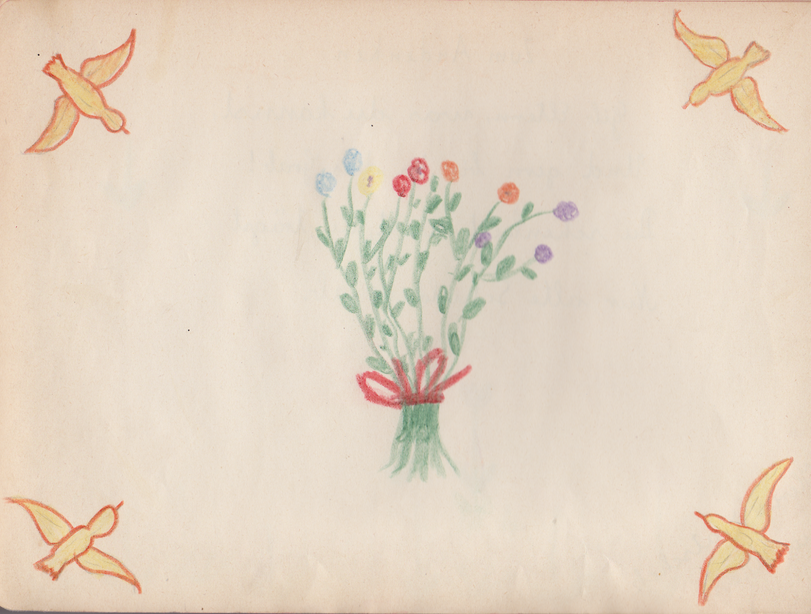 Archiv-Bild „Eintrag in ein Poesiealbum“