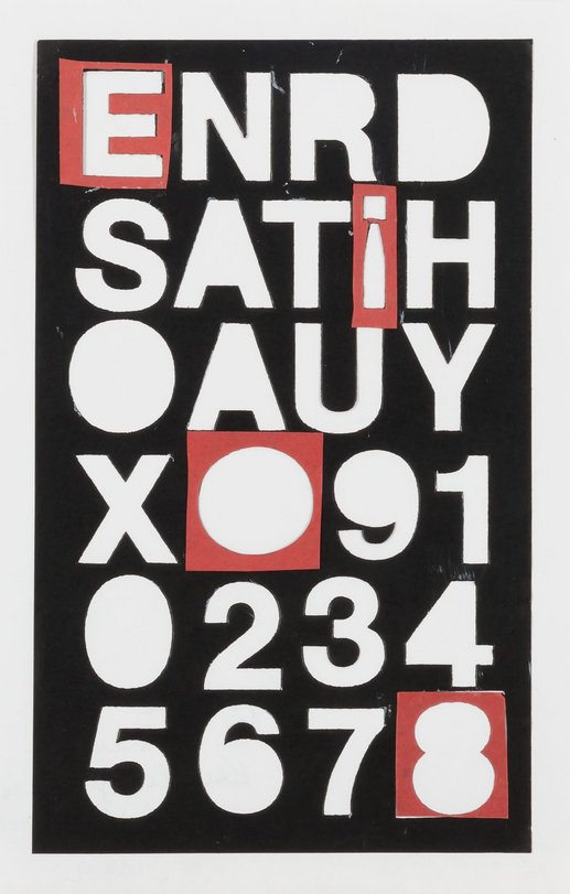 Archiv-Bild „Buchstaben- und Zahlenbild“