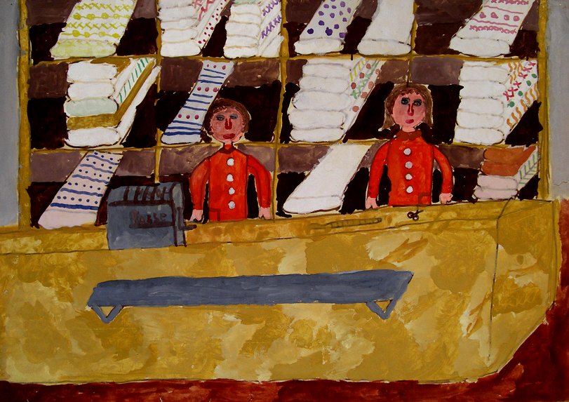 Archiv-Bild „Mutter bei der Arbeit“