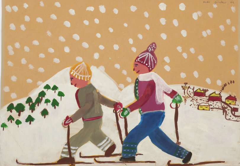 Archiv-Bild „Skiläufer“