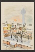 Archiv-Bild „Stadtlandschaft im Winter“