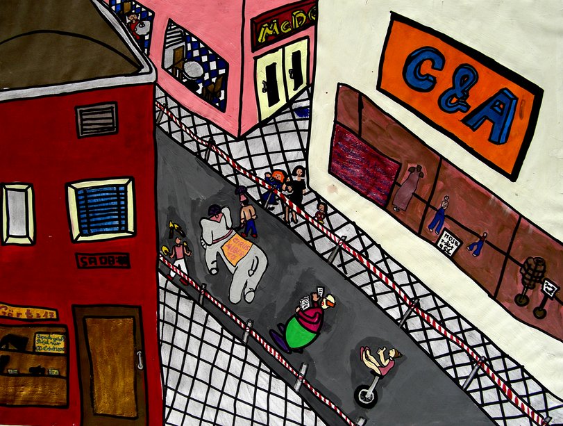 Archiv-Bild „Stadtdraufsicht“