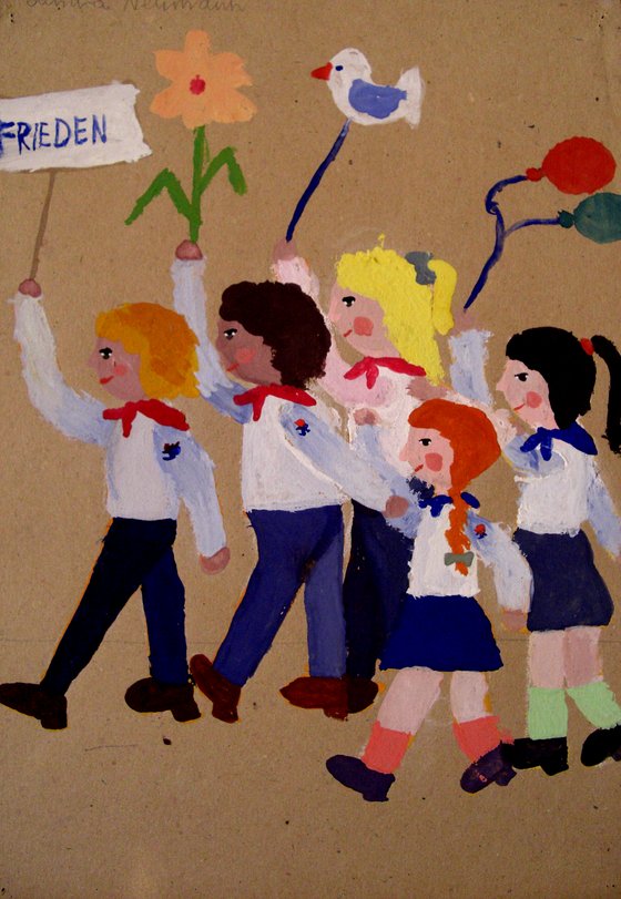 Archiv-Bild „Pioniere zur Friedensfahrt“