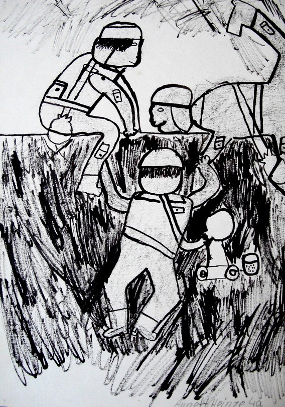 Archiv-Bild „An der Eskaladierwand“