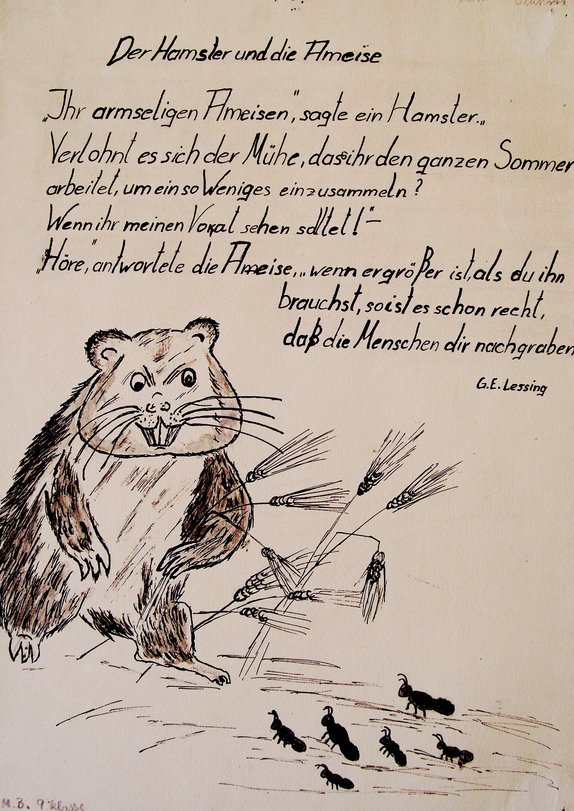 Archiv-Bild „Der Hamster und die Ameise“